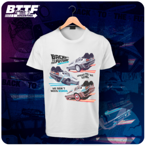 Remera Delorean 1 , 2  y 3