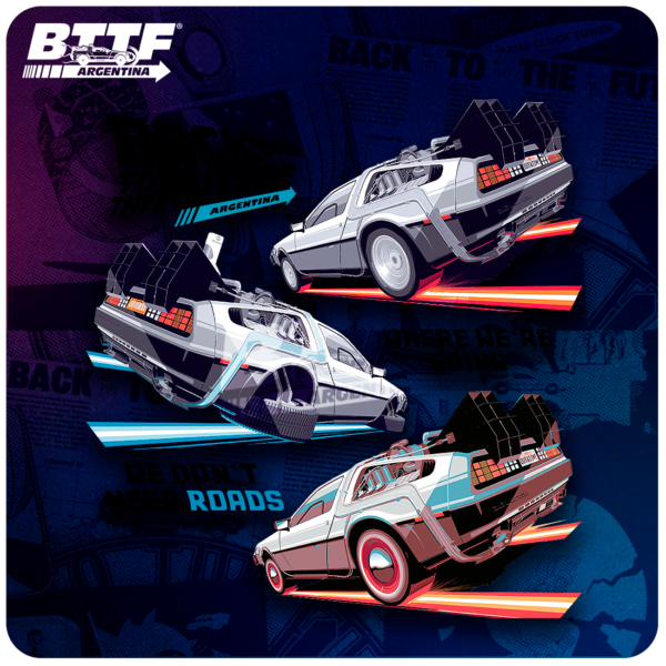 Remera Delorean 1 , 2  y 3