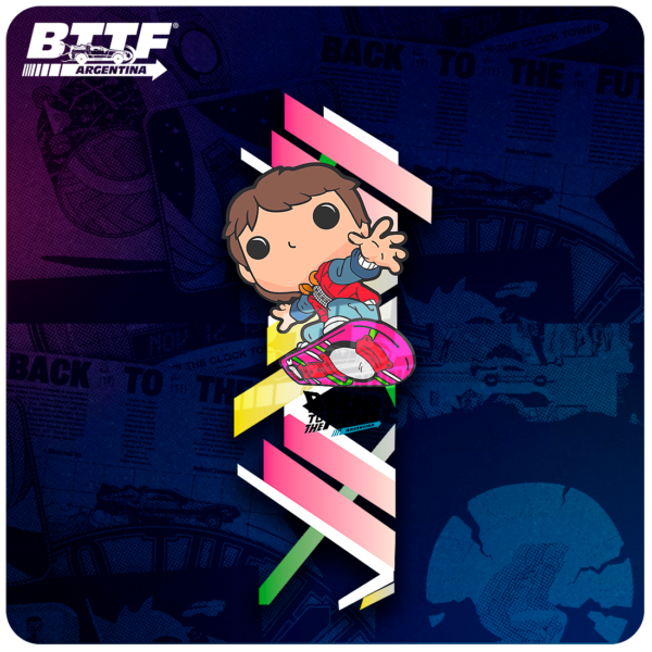 Remera Delorean FunkoPop Hover