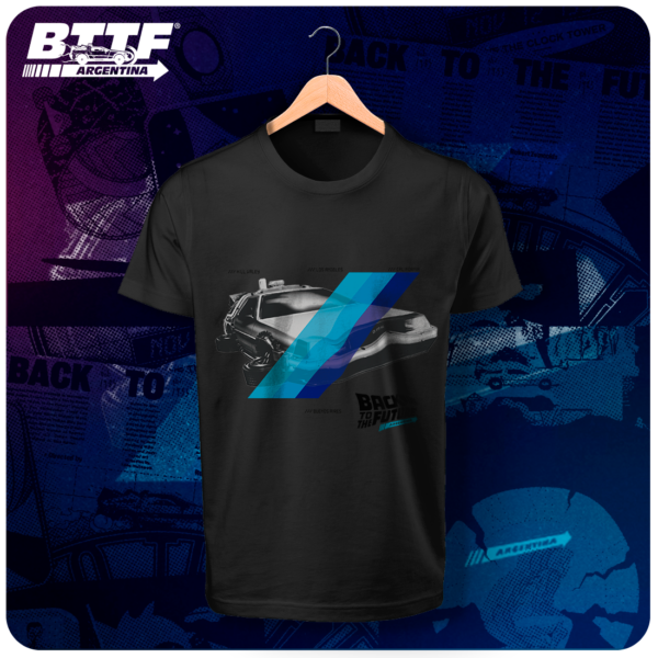 Remera Delorean Flag Arg
