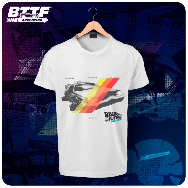 Remera Delorean Flag Esp