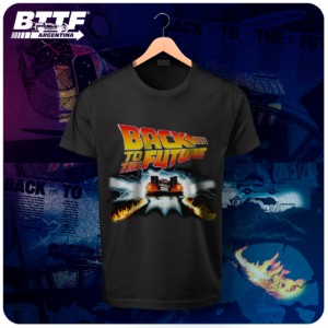 Remera Delorean Negra