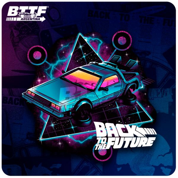 Remera Delorean Retro