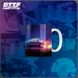 Taza Delorean Fire