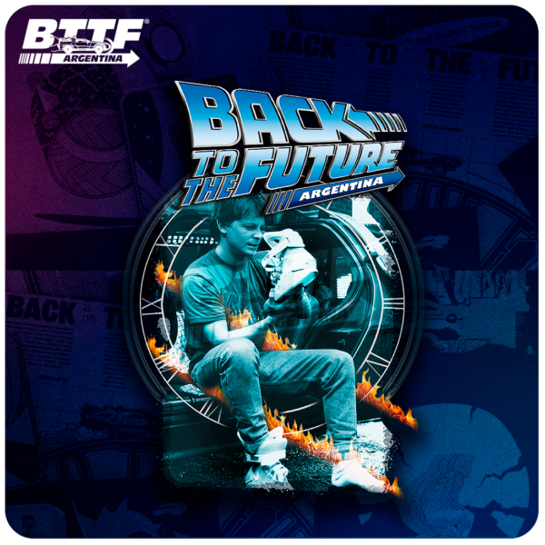 Remera Marty Back to the Future ARG