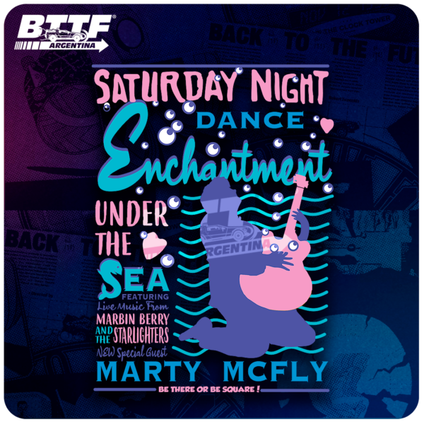 Remera ENCHANTMENT UNDER THE SEA Marty Mcfly