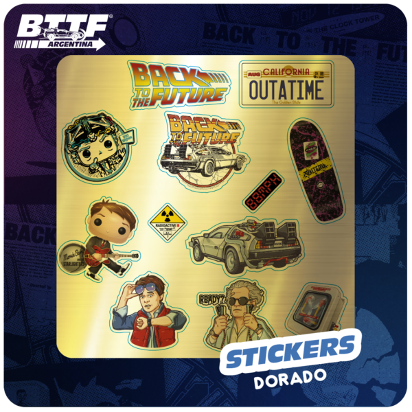 Stickers Holograficos Pack BTTF 1