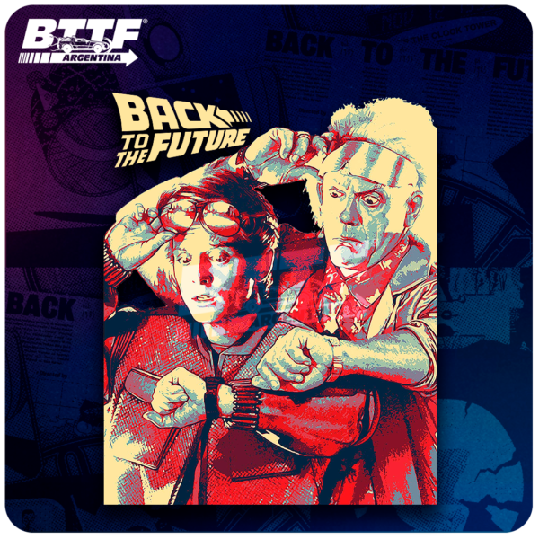 Remera Marty y Doc BTTF 2
