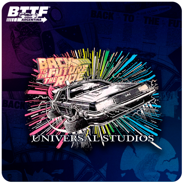Remera Delorean The Ride Retro