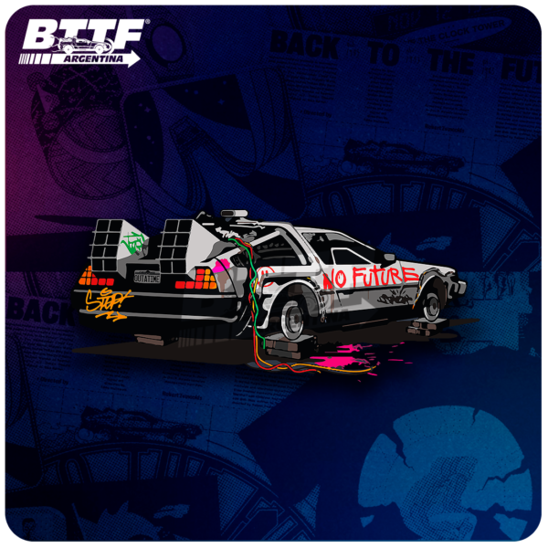 Remera Delorean No Future