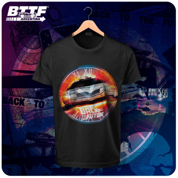 Remera Delorean Clock