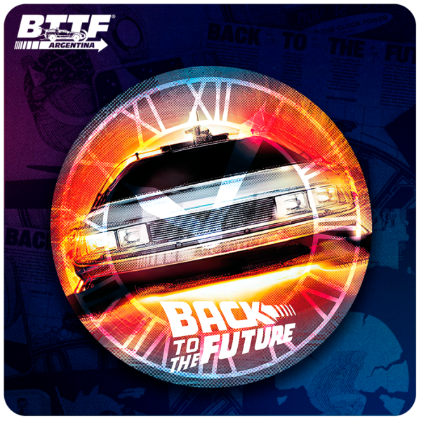 Remera Delorean Clock