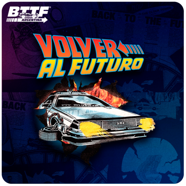 Remera Delorean Frente y Dorso