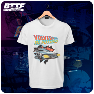 Remera Delorean Frente y Dorso