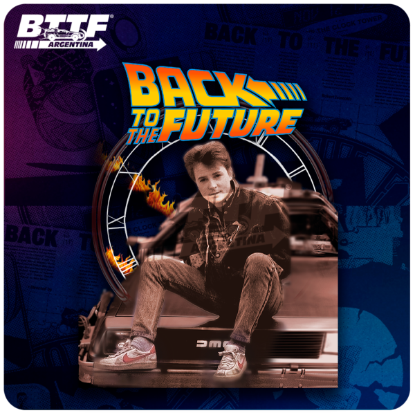 Remera Marty Back to the Future Marty