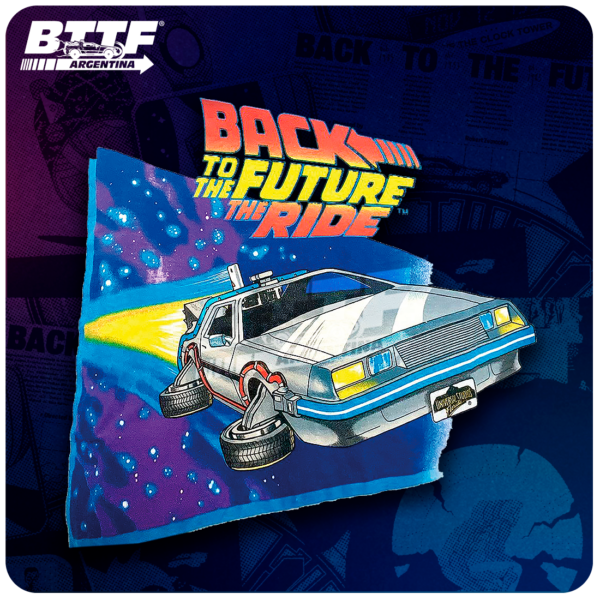 Remera The Ride Delorean Retro