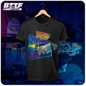 Remera The Ride Delorean Retro