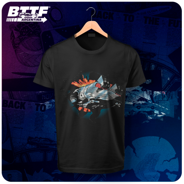 Remera Delorean Frente y Dorso