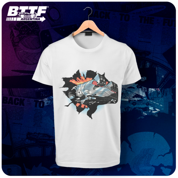 Remera Delorean Frente y Dorso