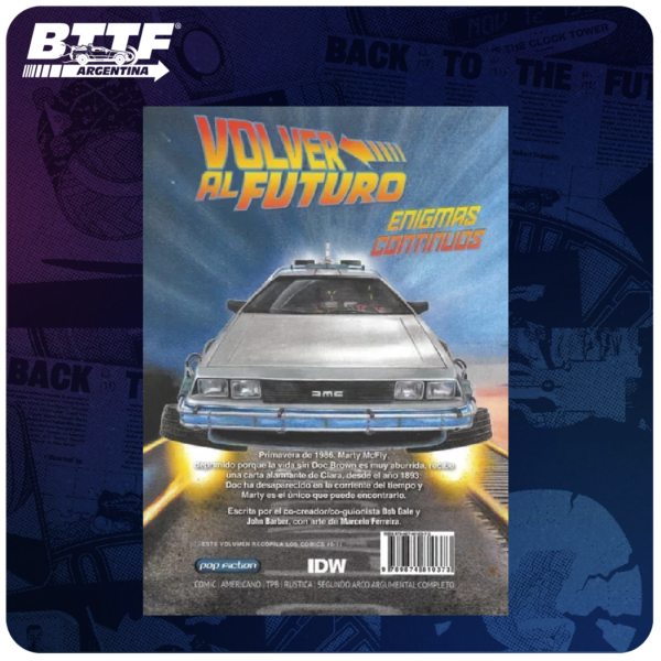 Comic Volver al Futuro: Enigmas Continuos