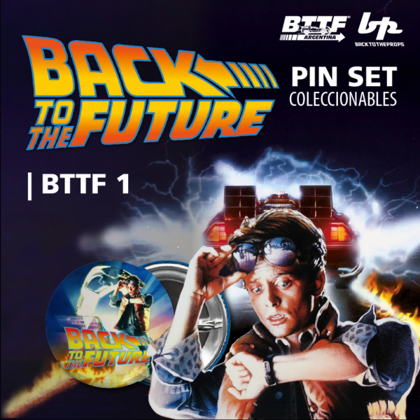 Set 4 Pines Back to the Future 2